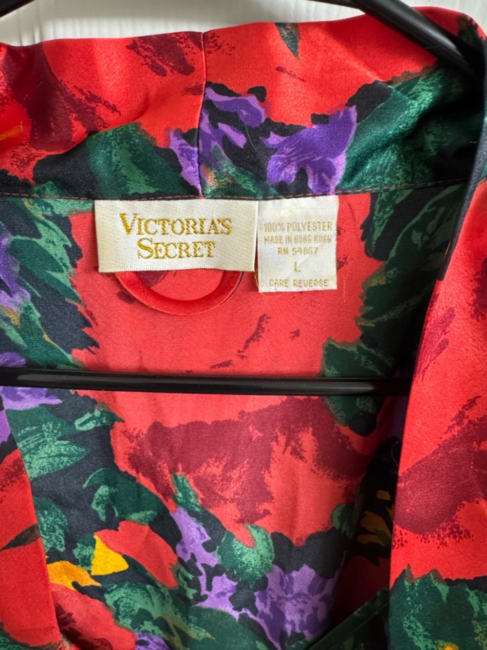 Vintage Victoria’s Secret Silky Robe + Slip Set Large - Picture 7 of 10